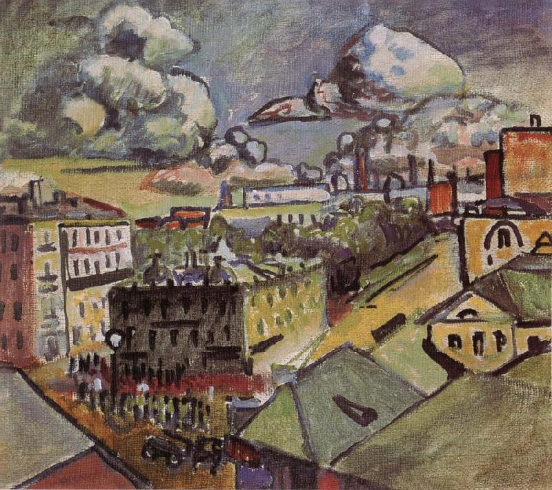 Wassily Kandinsky Moszkva,Zubov ter oil painting picture